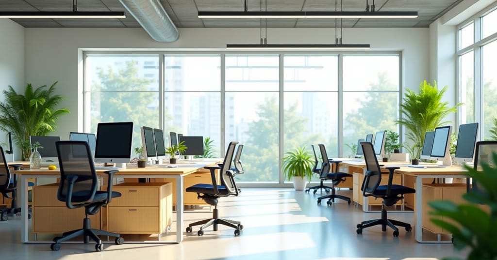  התאורה במשרדים נתפסה פעם כפרט טכני: מדליקים, רואים – וזה כל מה שחשוב (דימוי: Dreamstime)