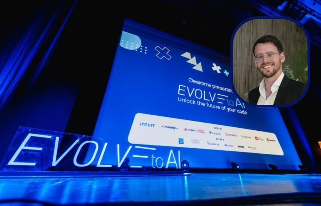 גלעד סמואלס יעלה על הבמה בכנס Evolve to AI (צילום: Eclipse Media)